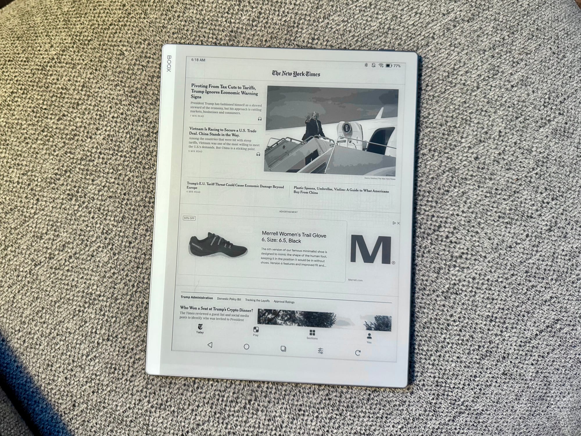 New York Times on Go 10.3